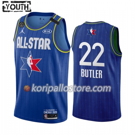 Miami Heat Jimmy Butler 22 2020 All-Star Jordan Brand Sininen Lasten Pelipaidat Swingman